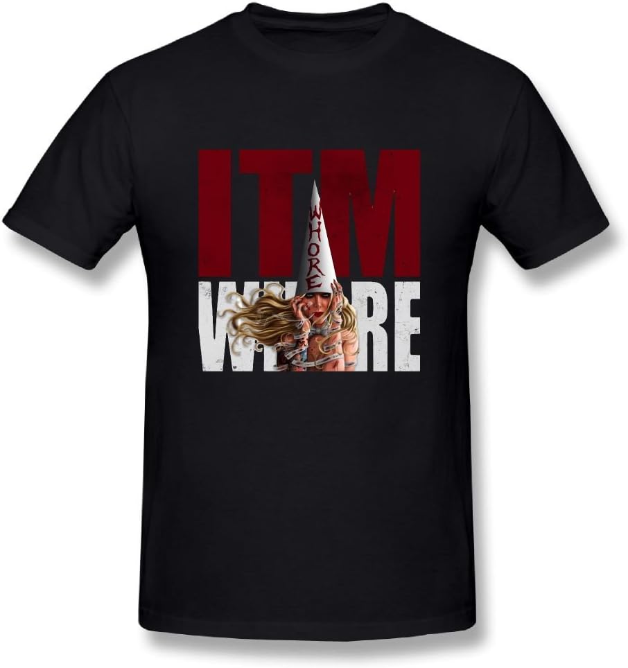Matta in This Moment Maria Brink Whore Men's Tees Black