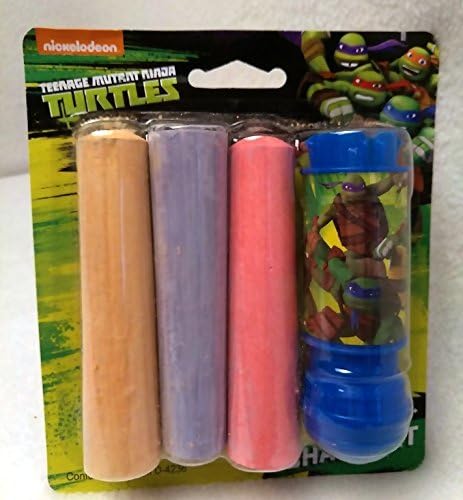 Teenage Mutant Ninja Turtle Sidewalk Chalk Fun Kids Summer Spring Playtime TMNT