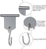 URAQT RV Awning Hooks 17 Sets Pipe Rail Hangers For Caravans Motorhomes view 4