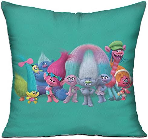 CMCM Trolls POSTER Pillow Case Cushion Cover (18"x 18") Including The Pillow Interior