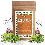 Herb Seeds Vault [12 Variety - 3600 Seeds]- Heirloom Non GMO - Herbs Seeds for Planting for Indoor and Outdoor | Herb Garden Seed Pack | Mint, Chives, Lavender, Cilantro, Parsley, Basil, Rosemary