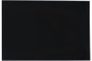 FLEOR 11.4 x 17 Inch Blank Guitar Bass Pickguard Sheet DIY Guitar Pickguard Backplate Scratch Plate Material,3Ply Black