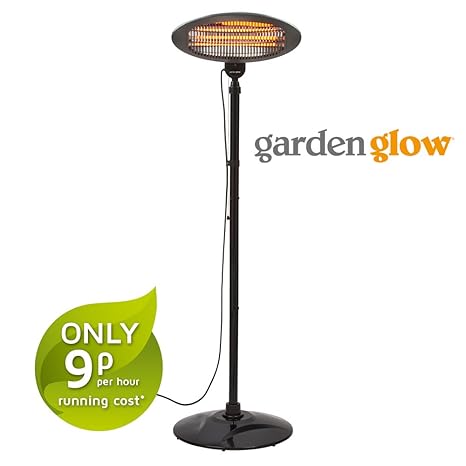 Garden Glow 2000w Infrared Electric Garden Outdoor Free Standing