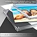 unum Clear 8x10 Acrylic Picture Frame: 30MM Magnetic Floating Picture Frames - Frameless Double Sided Photo Holder/Document Display Stands - 8 x 10 Inch Acrylic Block Frame for Desk, Shelf or Table