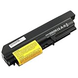 Laptop Battery for IBM/Lenovo ThinkPad T400 7417, 6 cells 4400mAh Black