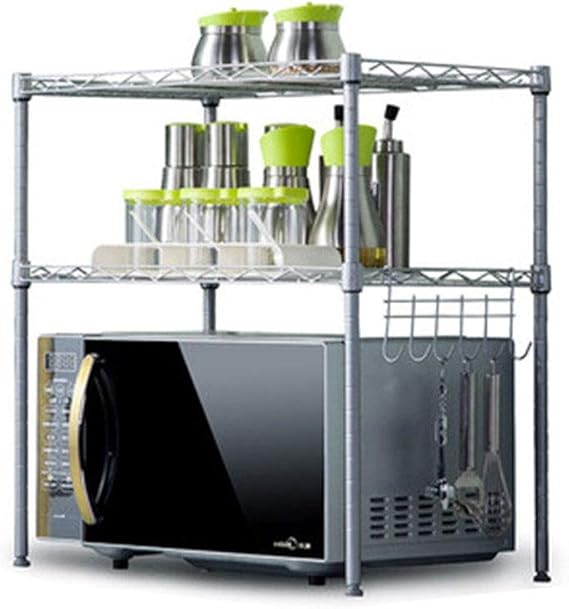 DYecHenG Microwave Shelf Oven Rack Microwave Rack Spice Rack Floor