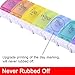 Weekly Pill Organizer 2 Times a Day(AM/PM), Large 7 Day Push Button Pill Box Case, Travel Pill Container, BPA Free Medicine Organizer, Kid Daily Pill Holder to Hold Fish Oil/Supplement and Medication