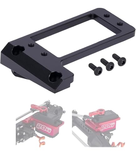 Support De Servo RC En Aluminium CNC Pour SCX10 III AR45P – Pièce De Réglage Précis, Résistante