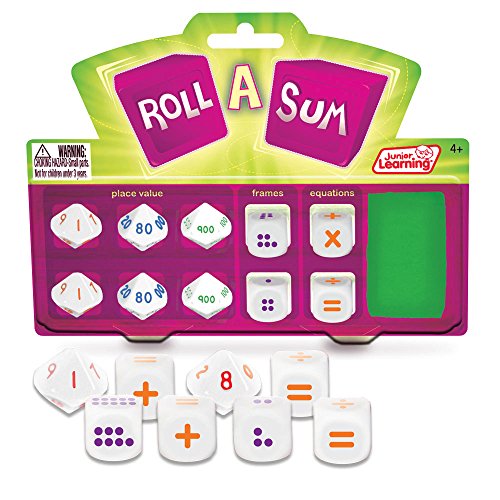 Junior Learning Roll a Sum Develop Mental Calculation and Counting Dice