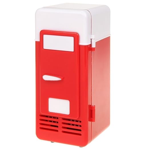 ThreeH Mini refrigerador del USB Refrigerador Bebidas Latas ...