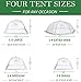 Chefast Food Cover Tent (4 Packs) - Pop Up Mesh Covers in 4 Sizes with Reusable Carry Bag - Protect Foods from Fruit Flies - Great for Picnics and Outdoor BBQ
