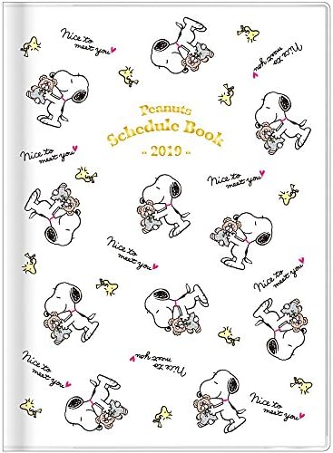 Star Stationery Peanuts Snoopy Schedule Planner Diary 2019 A6 Monthly Flyer S2947773 2018 October Start