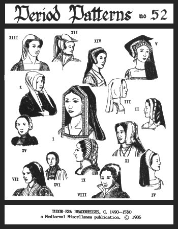 Tudor Era Headdresses, C. 1490-1580 A.d Pattern