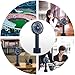 efluky Handheld Fan Portable, Small USB Desk Fan, Personal Table Fan Rechargeable Battery - 2600mAh Battery Operated Fan 5 speeds Electric Fan for Travel Office Room Household Outdoor and Indoor