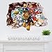 3D Paw Patrol Boys Girls Kids Room Wall Decal Stickers