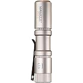 Manker E05 II(Ti-Bead Blasted, High CRI,4000K,R9080) Compact Flashlight,519A 800 Lumens,IPX8 Waterproof