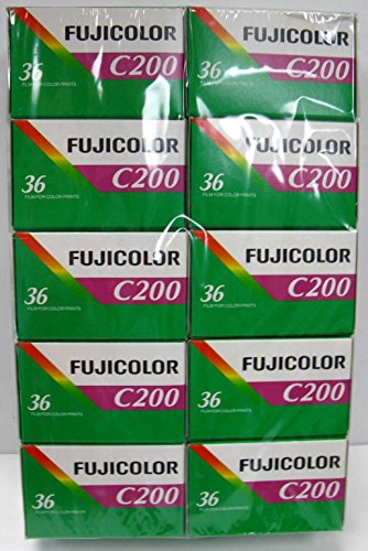 10 Rouleaux Fujifilm FUJICOLOR C200 35 mm D'Impression de Couleur Film 36 exp Fuji - Image 2