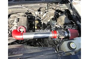 INTAKE KAI INTAKEKAI Performance Air Intake (Compatible with 1997-2003 FORD F-150 4.2L V6 MODELS) (RED)