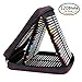 Miraclekoo 120 Slots Handy Deluxe Colored Pencil Case Pencils Holder Super Large Capacity Multi-layer Portable Pencil Organizer (purple)