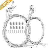 Hyacinth 10PCS Premium Bike Brake Cable, Professional Bicycle Brake line for Mountain and Road, Free for End Caps and End Ferrule