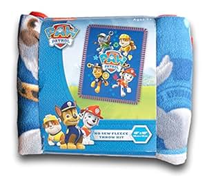 Amazon.com: Paw Patrol No Sew Fleece Throw Kit - 48 x 60 by Nickelodeon