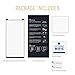Gpel Galaxy Note 8 Screen Protector, Tempered Glass, Premium Japanese Asahi Glass, Black - Easy Installation