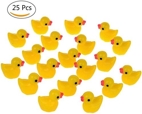 25 Pieces Slime Charms Ducks Slime Beads for Slime Decoration Accessories and Arts Crafts Ornament