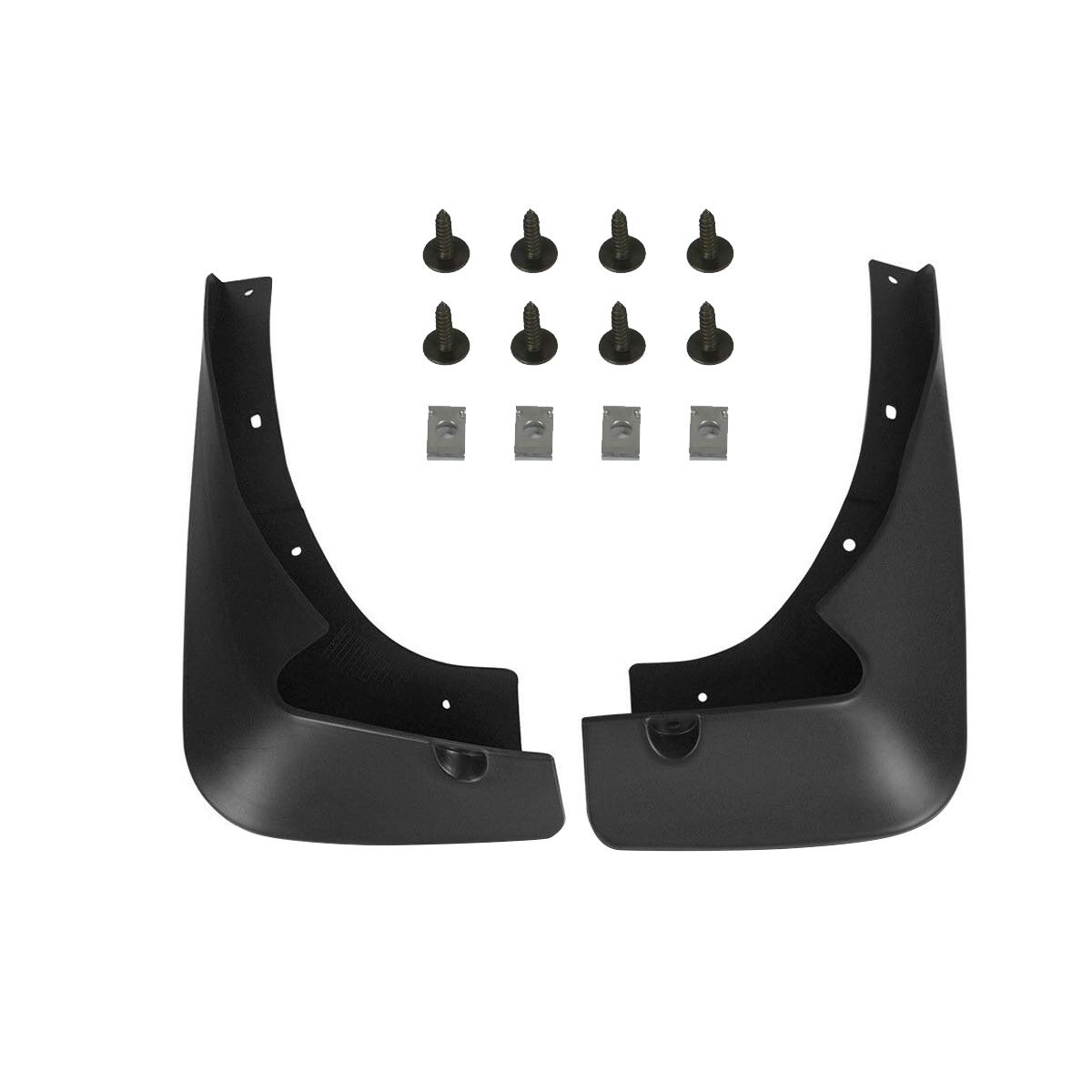 Photo 1 of A-Premium Set of 2PCS Mud Flaps Splash Guards Mudguards Mudflaps with Hardware Kits Accessory Compatible with Mazda CX-7 2007-2012, Sport Utility, Black Color, Front LH RH