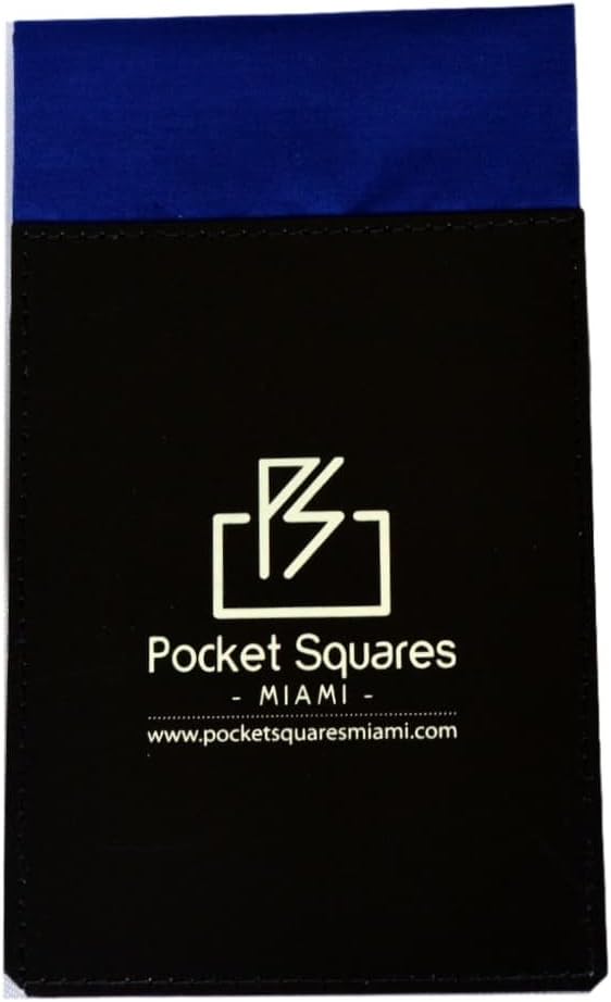 Pocket Squares Miami, Prefolded Cotton Presidential Collection 3ยพ x 6ยฝ