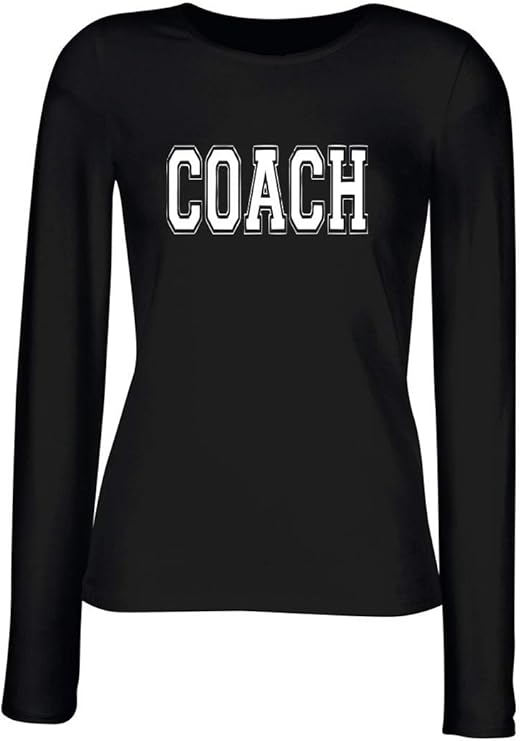 TShirt Woman Long Sleeve Black OLDENG00796 Coach Amazon.co.uk Clothing