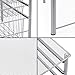 EZOWare 3-Tier Pull Out Sliding Drawer Storage Organizer Rack for Multipurpose Use Under the Sink, Bathroom, Cabinet, Office Desks, Counter top, Pantry, and Kitchen - Silver