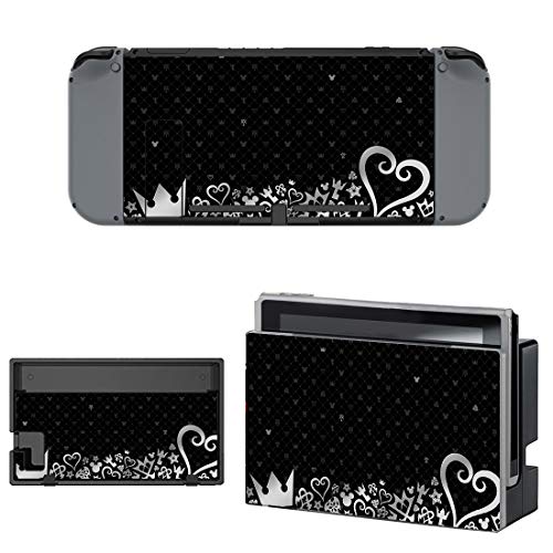 Decal Moments Nintendo Switch Console Vinyl Skin Decal Stickers for Nintendo Switch Dock Joy Con Skin Anime Kingdom Hearts