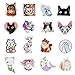 Cat Stickers for Kids Girls Adults Cute Animal Waterproof Vinyl Stickers for Water Bottle Laptop Scrapbook Luggage Skateboard Bicycle Car Decals 50pcs