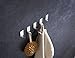 Adhesive Hooks,UltraStrong StainlessSteel Waterproof hooks (Set of 8)-Light Duty(2.2lb) ,use for Coat Towel Keys Bags,Home Kitchen Bathroom