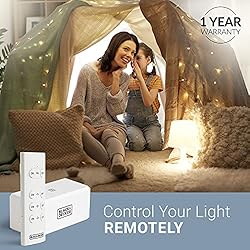 BLACK+DECKER Wireless Remote-Control Outlet, Pack