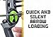 Trophy Ridge Kill Shot Whisker Biscuit Archery Arrow Rest, Ambidextrous, Green, Medium