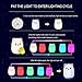 Cat Lamp, Baby Night Light, Nightlights for Children, Night Light for Kids/Girls/Boys, Cute Kitty Lamp, Tap Control, Soft Silicone Cat Night Light, USB Rechargeable, Warm White & Color Breathing Modes