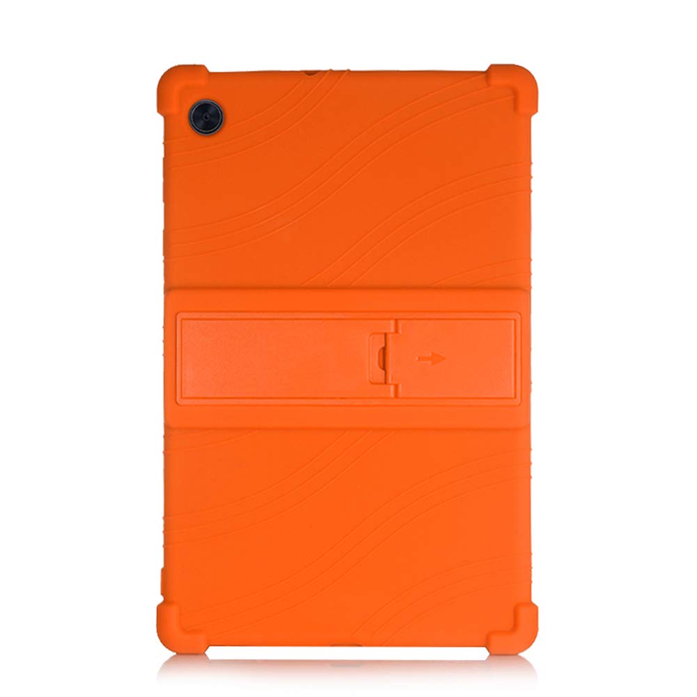 ORANXIN Case for Lenovo M10 Plus - Stand Soft Silicone Pouch Shockproof Rubber Shell Protective Cover for Lenovo M10 Plus TB-X606F 10.3 Inch Tablet