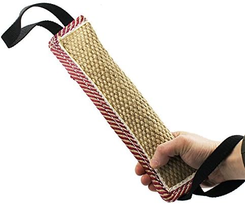 激安通販 犬の訓練噛み付いたおもちゃの玩具 耐久性のあるキャンバスペットの戦争の相互作用の戦い遊ぶおもちゃのミディアム 2つのハンドル 余分な大型 の犬のハンドル