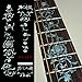 Fretboard Markers Inlay Sticker Decals for Guitar - Oriental Flowers-Mix