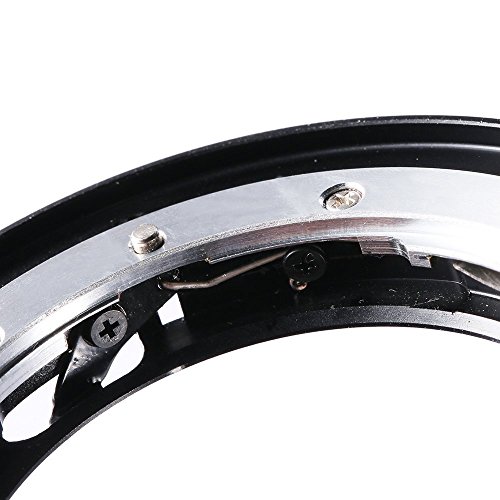 Adapter to Convert Nikon F-Mount Lens to Canon EOS, EF, EF-S Mount for Canon EOS Rebel T6s, T6i, SL1, T5, T5i, T4i, T3, T3i, T2i, 80D, 70D, 60D, 60Da, 50D, 40D, 7D, 5D, 5DS R, 1D Digital SLR Camera