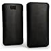 iGadgitz Premium Black Leather Pouch Sleeve Case Cover for Apple iPhone 6 6S 7 7S Plus 5.5