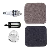 Hipa Pre Air Filter with Primer Bulb Fuel Filter Spark Plug for STIHL FS75 FS80 FS85 String Trimmer Brushcutter