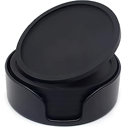 Silicone Coaster Set of 6 Pieces with Silicone Cup