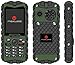 Rugged Cell Phone Unlocked 2G GSM Waterproof Shockproof Maxwest Ranger Flashlight Military Grade IP68 Certified (Green)