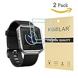 Kimilar 9H Tempered Glass Screen Protector for Fitbit Blaze, 2-Pack
