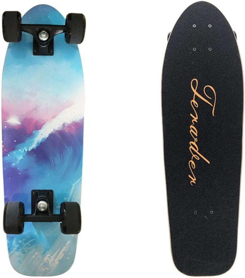 GAOJIN Complete Mini Cruiser Penny Skateboard,Beginners Trick Kick Skateboard Mini skateboard Deck ABEC-11 Bearing Non-slip wear wheel 7-layer Hard Maple Deck Beginners And Professionals
