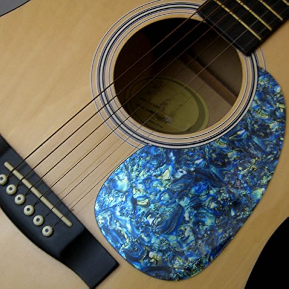 Acoustic Pick Guards Guitar Custom Pickguard Faux Blue Abalone
