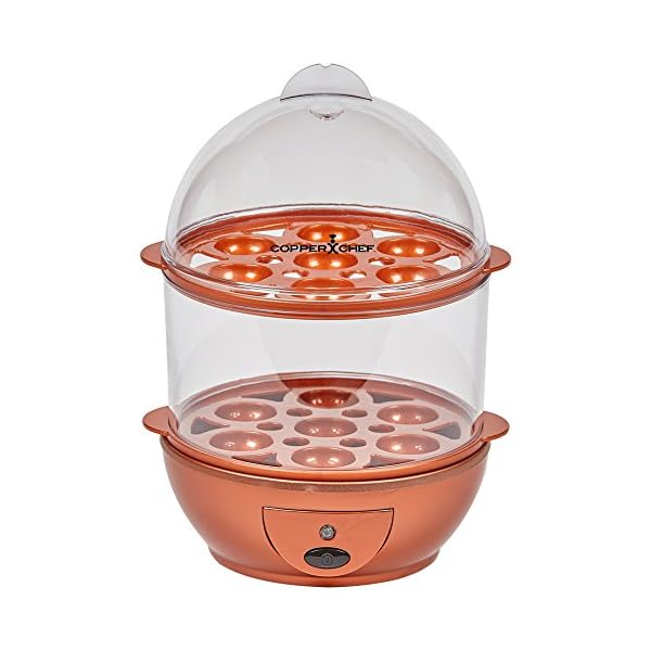 Copper Chef Want The Secret to Making Perfect Eggs & More C Electric Cooker Set-7 or 14 Capacity. Hard Boiled, Poached… - Image 3