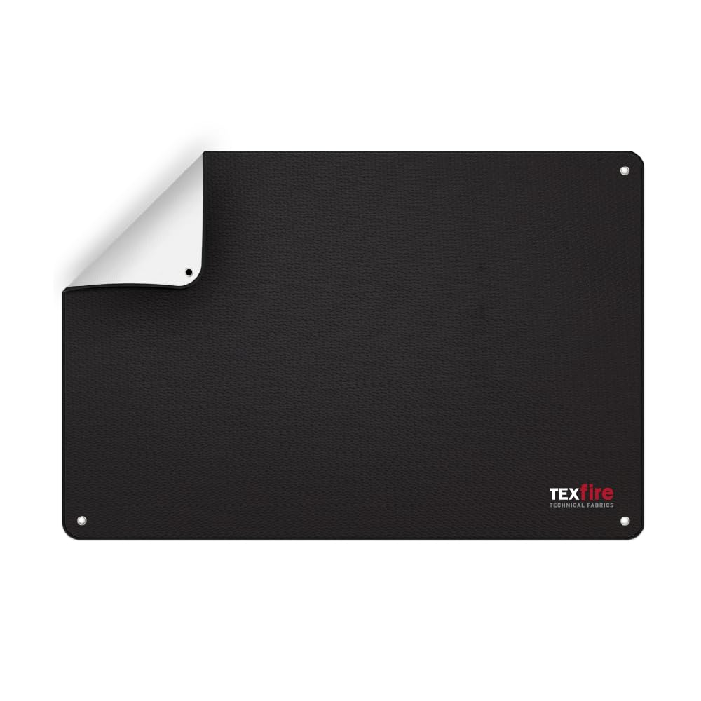 Texfire | Flame retardant welding blanket Weld S1, flexible and light. Withstands up to 550ºC. Fiberglass with special high-temperature coating.